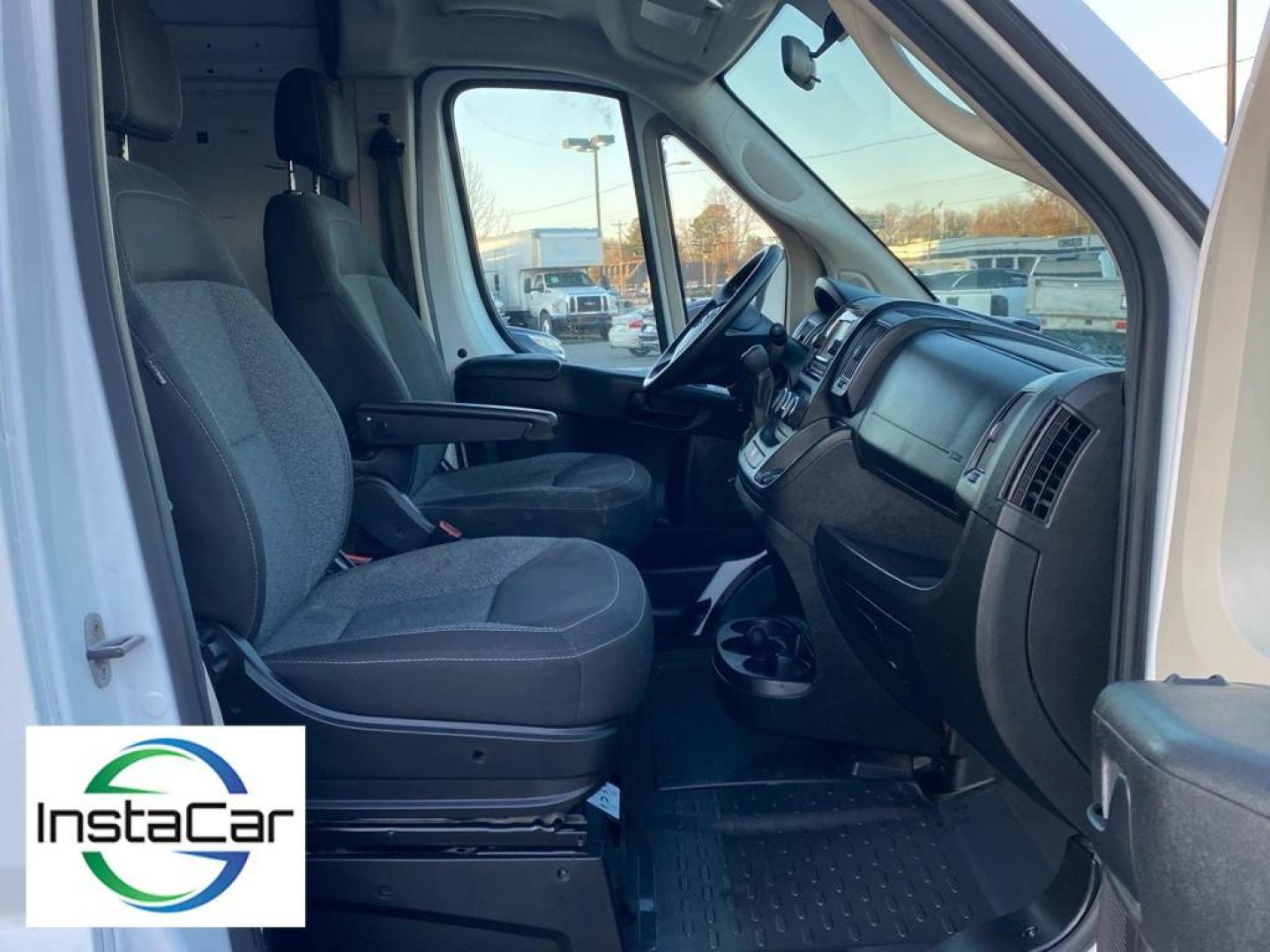 2021 Bright White Clearcoat /Black Ram ProMaster 2500 High Roof (3C6LRVDG1ME) with an V6, 3.6L engine, 6-speed automatic transmission, located at 3147 E Independence Blvd, Charlotte, NC, 28205, 35.200268, -80.773651 - Photo#22