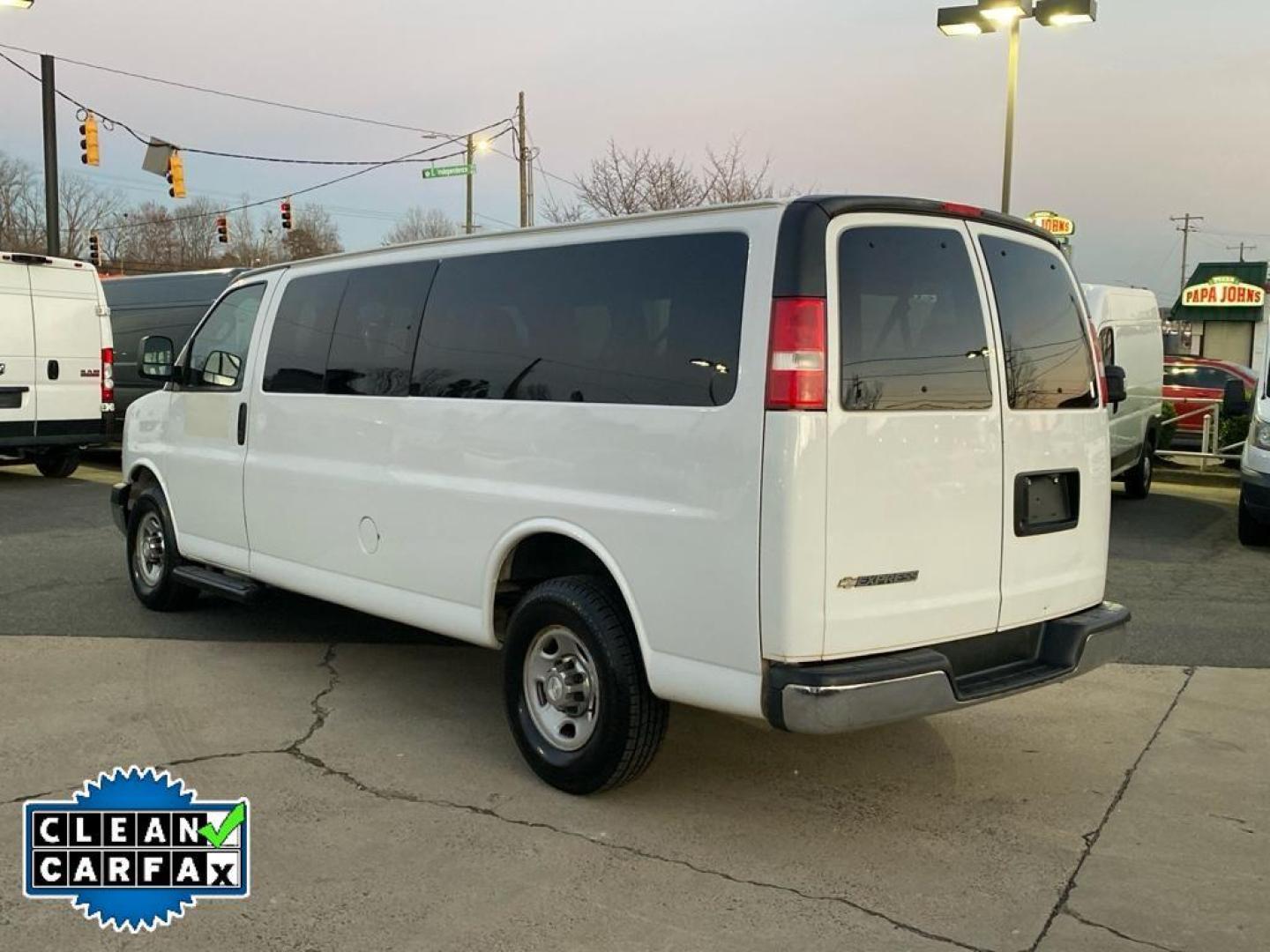 2017 Summit White /Medium Pewter Chevrolet Express LT (1GAZGPFG1H1) with an V8, 6.0L engine, 6-speed automatic transmission, located at 3147 E Independence Blvd, Charlotte, NC, 28205, 35.200268, -80.773651 - <b>Equipment</b><br>This 1 ton van has a clean CARFAX vehicle history report. Bluetooth technology is built into this 1 ton van, keeping your hands on the steering wheel and your focus on the road. The state of the art park assist system will guide you easily into any spot. This model is equipped wi - Photo#9