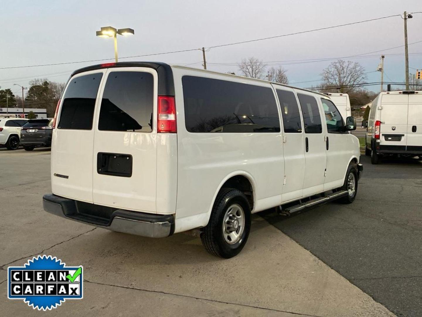 2017 Summit White /Medium Pewter Chevrolet Express LT (1GAZGPFG1H1) with an V8, 6.0L engine, 6-speed automatic transmission, located at 3147 E Independence Blvd, Charlotte, NC, 28205, 35.200268, -80.773651 - <b>Equipment</b><br>This 1 ton van has a clean CARFAX vehicle history report. Bluetooth technology is built into this 1 ton van, keeping your hands on the steering wheel and your focus on the road. The state of the art park assist system will guide you easily into any spot. This model is equipped wi - Photo#11