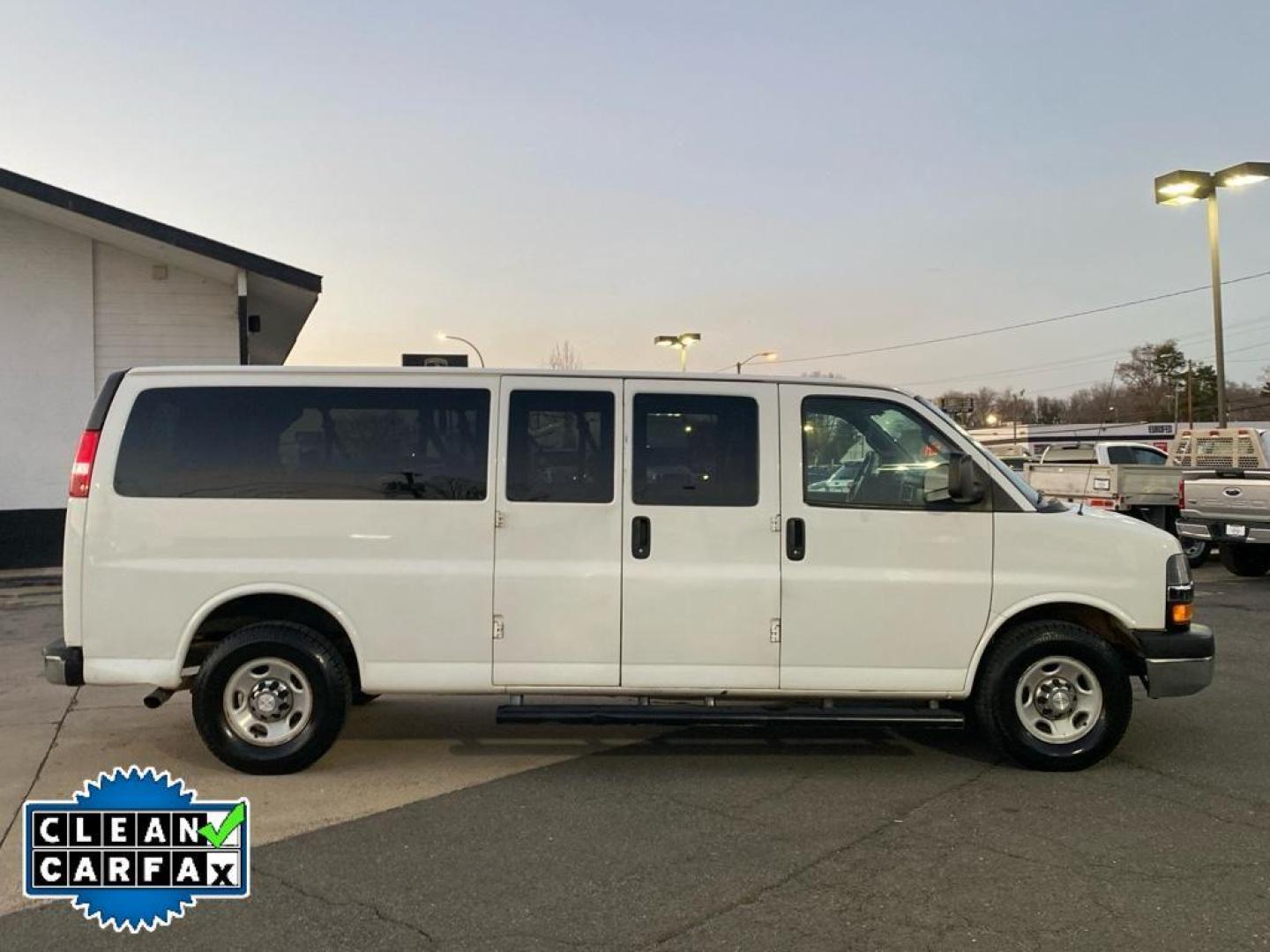 2017 Summit White /Medium Pewter Chevrolet Express LT (1GAZGPFG1H1) with an V8, 6.0L engine, 6-speed automatic transmission, located at 3147 E Independence Blvd, Charlotte, NC, 28205, 35.200268, -80.773651 - <b>Equipment</b><br>This 1 ton van has a clean CARFAX vehicle history report. Bluetooth technology is built into this 1 ton van, keeping your hands on the steering wheel and your focus on the road. The state of the art park assist system will guide you easily into any spot. This model is equipped wi - Photo#12