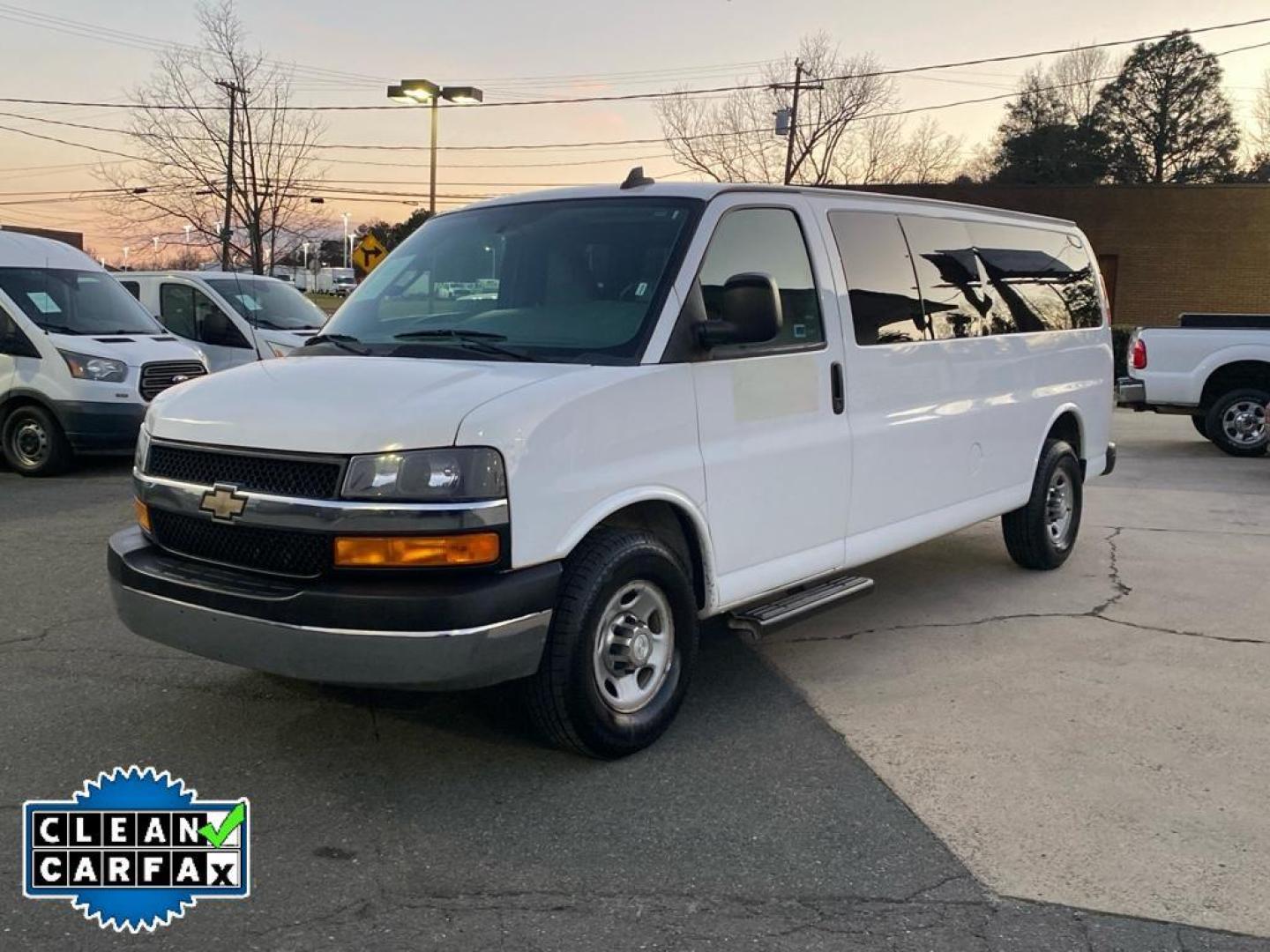 2017 Summit White /Medium Pewter Chevrolet Express LT (1GAZGPFG1H1) with an V8, 6.0L engine, 6-speed automatic transmission, located at 3147 E Independence Blvd, Charlotte, NC, 28205, 35.200268, -80.773651 - <b>Equipment</b><br>This 1 ton van has a clean CARFAX vehicle history report. Bluetooth technology is built into this 1 ton van, keeping your hands on the steering wheel and your focus on the road. The state of the art park assist system will guide you easily into any spot. This model is equipped wi - Photo#7