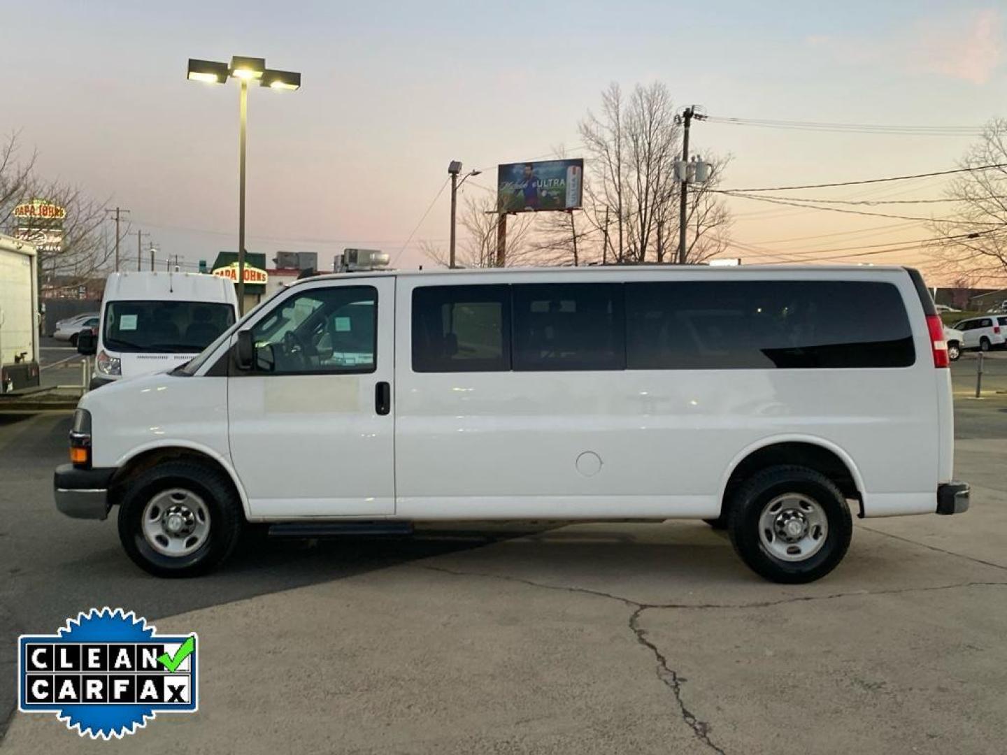 2017 Summit White /Medium Pewter Chevrolet Express LT (1GAZGPFG1H1) with an V8, 6.0L engine, 6-speed automatic transmission, located at 3147 E Independence Blvd, Charlotte, NC, 28205, 35.200268, -80.773651 - <b>Equipment</b><br>This 1 ton van has a clean CARFAX vehicle history report. Bluetooth technology is built into this 1 ton van, keeping your hands on the steering wheel and your focus on the road. The state of the art park assist system will guide you easily into any spot. This model is equipped wi - Photo#8