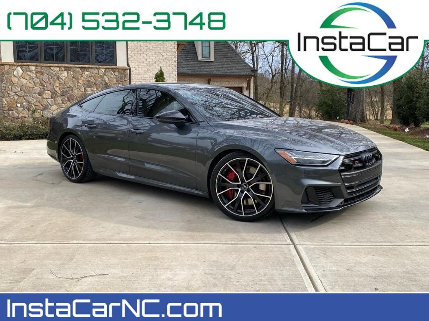 2022 Daytona Gray Pearl Effect /Arras Red Audi S7 Premium Plus (WAUPFBF25NN) with an V6, 2.9L engine, 8-speed automatic transmission, located at 3147 E Independence Blvd, Charlotte, NC, 28205, 35.200268, -80.773651 - <b>Equipment</b><br>Protect the Audi S7 from unwanted accidents with a cutting edge backup camera system. The leather seats in the vehicle are a must for buyers looking for comfort, durability, and style. Apple CarPlay: Seamless smartphone integration for the vehicle - stay connected and entertained - Photo#0