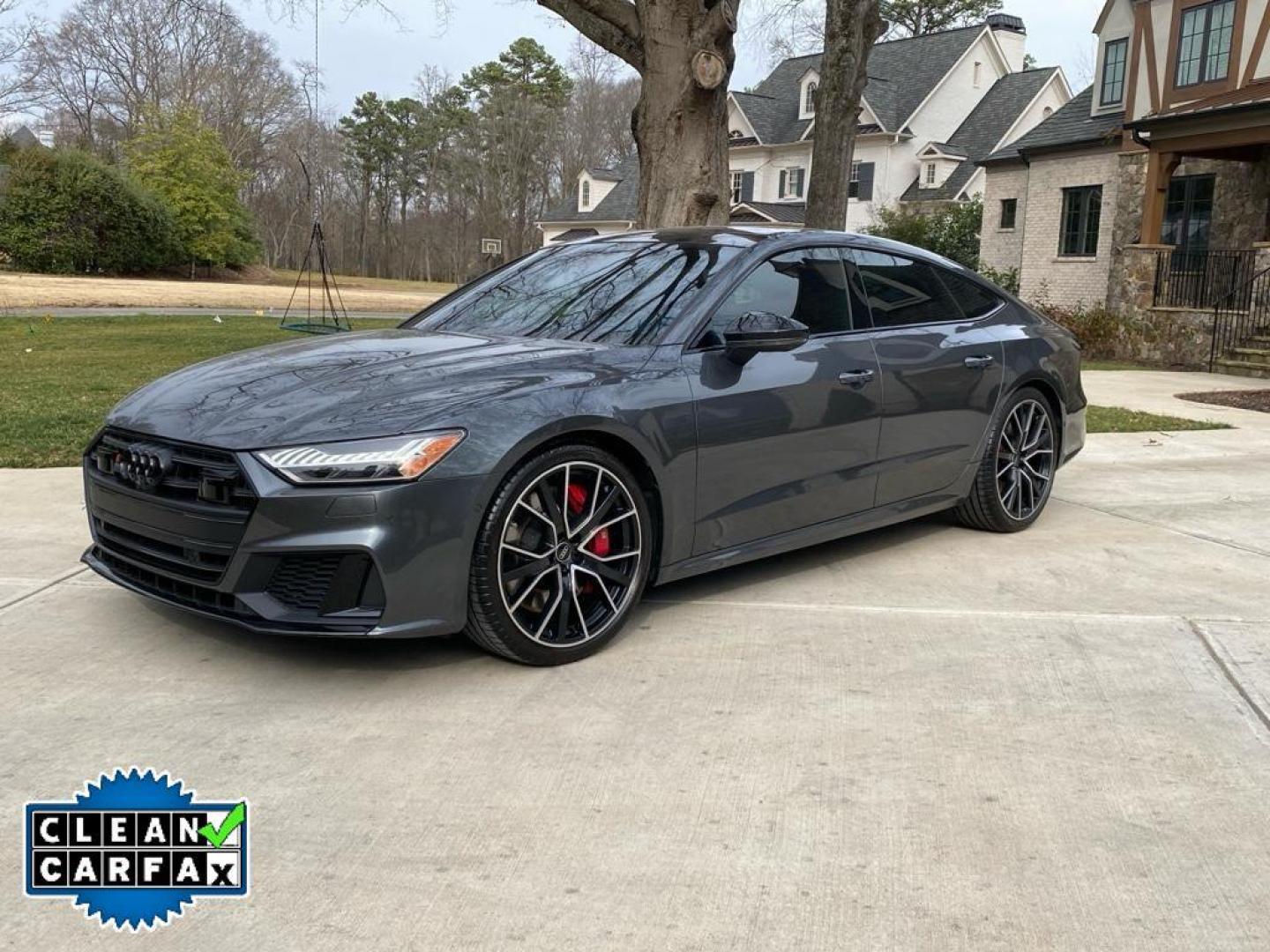 2022 Daytona Gray Pearl Effect /Arras Red Audi S7 Premium Plus (WAUPFBF25NN) with an V6, 2.9L engine, 8-speed automatic transmission, located at 3147 E Independence Blvd, Charlotte, NC, 28205, 35.200268, -80.773651 - <b>Equipment</b><br>Protect the Audi S7 from unwanted accidents with a cutting edge backup camera system. The leather seats in the vehicle are a must for buyers looking for comfort, durability, and style. Apple CarPlay: Seamless smartphone integration for the vehicle - stay connected and entertained - Photo#10