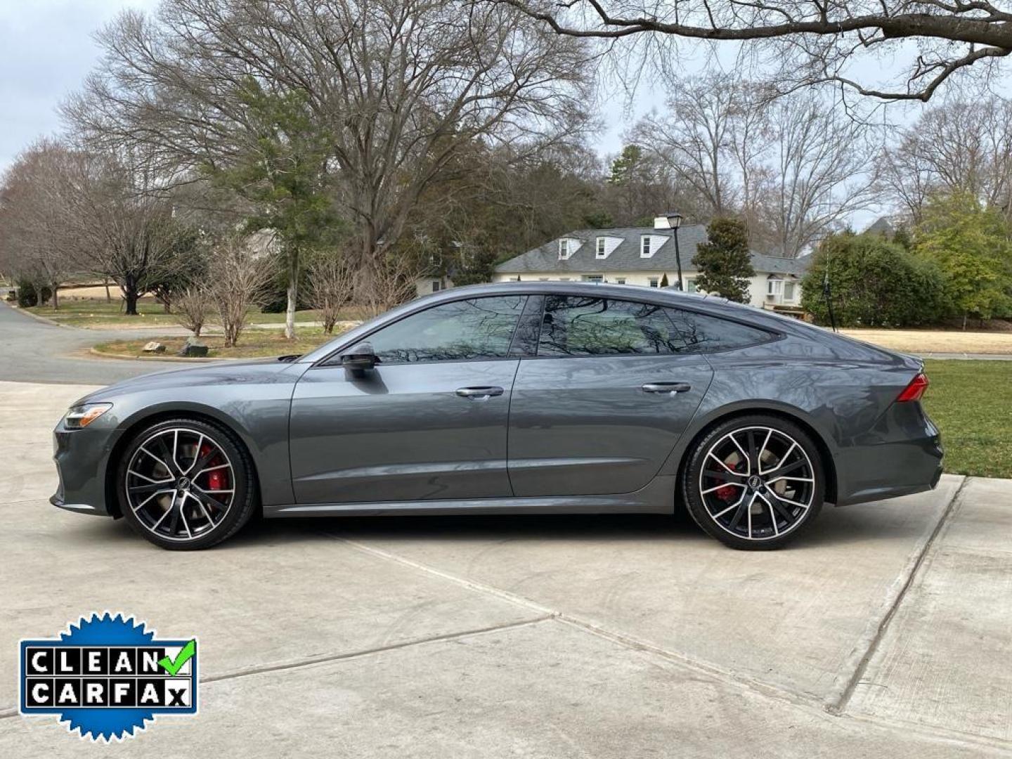 2022 Daytona Gray Pearl Effect /Arras Red Audi S7 Premium Plus (WAUPFBF25NN) with an V6, 2.9L engine, 8-speed automatic transmission, located at 3147 E Independence Blvd, Charlotte, NC, 28205, 35.200268, -80.773651 - <b>Equipment</b><br>Protect the Audi S7 from unwanted accidents with a cutting edge backup camera system. The leather seats in the vehicle are a must for buyers looking for comfort, durability, and style. Apple CarPlay: Seamless smartphone integration for the vehicle - stay connected and entertained - Photo#11