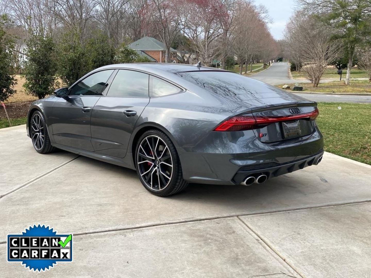 2022 Daytona Gray Pearl Effect /Arras Red Audi S7 Premium Plus (WAUPFBF25NN) with an V6, 2.9L engine, 8-speed automatic transmission, located at 3147 E Independence Blvd, Charlotte, NC, 28205, 35.200268, -80.773651 - <b>Equipment</b><br>Protect the Audi S7 from unwanted accidents with a cutting edge backup camera system. The leather seats in the vehicle are a must for buyers looking for comfort, durability, and style. Apple CarPlay: Seamless smartphone integration for the vehicle - stay connected and entertained - Photo#12