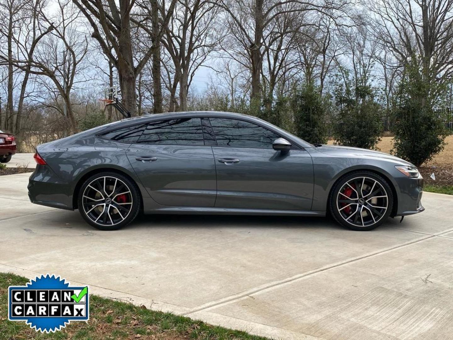 2022 Daytona Gray Pearl Effect /Arras Red Audi S7 Premium Plus (WAUPFBF25NN) with an V6, 2.9L engine, 8-speed automatic transmission, located at 3147 E Independence Blvd, Charlotte, NC, 28205, 35.200268, -80.773651 - <b>Equipment</b><br>Protect the Audi S7 from unwanted accidents with a cutting edge backup camera system. The leather seats in the vehicle are a must for buyers looking for comfort, durability, and style. Apple CarPlay: Seamless smartphone integration for the vehicle - stay connected and entertained - Photo#15