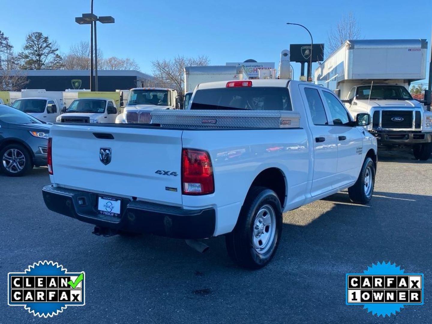 2019 Bright White Clearcoat /Diesel Gray/Black Ram 1500 Classic Tradesman (1C6RR7FG8KS) with an V6, 3.6L engine, 8-speed automatic transmission, located at 3147 E Independence Blvd, Charlotte, NC, 28205, 35.200268, -80.773651 - Rev up your adventures with this rugged and reliable 2019 Ram 1500 Classic! Perfectly blending power and style, this truck is engineered to tackle any terrain with its formidable 4WD capability and robust V6, 3.6L engine. Whether you're cruising down the highway or exploring off-road trails, this Ra - Photo#12