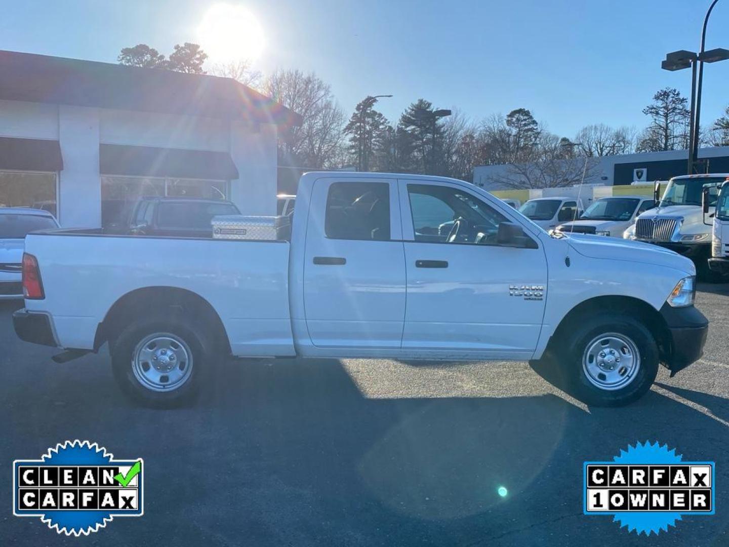 2019 Bright White Clearcoat /Diesel Gray/Black Ram 1500 Classic Tradesman (1C6RR7FG8KS) with an V6, 3.6L engine, 8-speed automatic transmission, located at 3147 E Independence Blvd, Charlotte, NC, 28205, 35.200268, -80.773651 - Rev up your adventures with this rugged and reliable 2019 Ram 1500 Classic! Perfectly blending power and style, this truck is engineered to tackle any terrain with its formidable 4WD capability and robust V6, 3.6L engine. Whether you're cruising down the highway or exploring off-road trails, this Ra - Photo#13