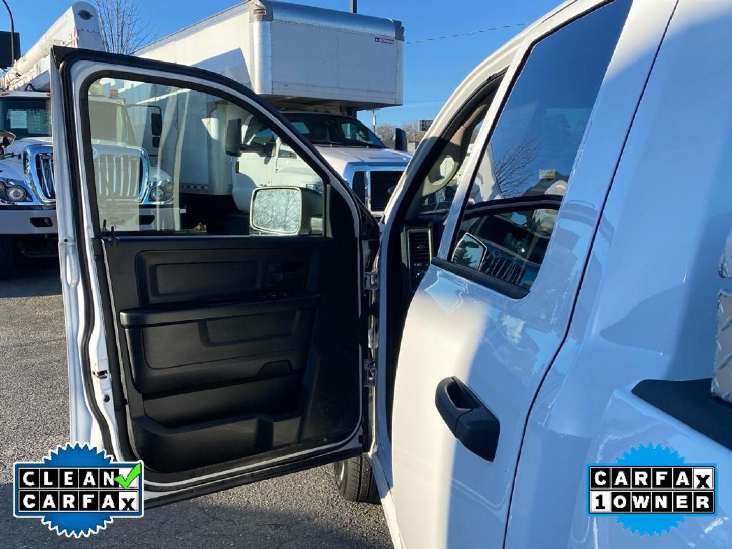 2019 Bright White Clearcoat /Diesel Gray/Black Ram 1500 Classic Tradesman (1C6RR7FG8KS) with an V6, 3.6L engine, 8-speed automatic transmission, located at 3147 E Independence Blvd, Charlotte, NC, 28205, 35.200268, -80.773651 - Rev up your adventures with this rugged and reliable 2019 Ram 1500 Classic! Perfectly blending power and style, this truck is engineered to tackle any terrain with its formidable 4WD capability and robust V6, 3.6L engine. Whether you're cruising down the highway or exploring off-road trails, this Ra - Photo#18