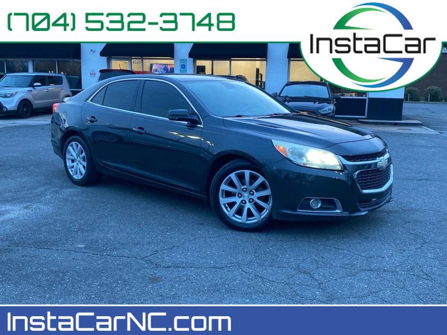 2014 Ashen Gray Metallic /Jet Black/Titanium Chevrolet Malibu LT (1G11E5SL9EF) with an 4 Cyl, 2.5L engine, 6-speed automatic transmission, located at 3147 E Independence Blvd, Charlotte, NC, 28205, 35.200268, -80.773651 - Photo#0