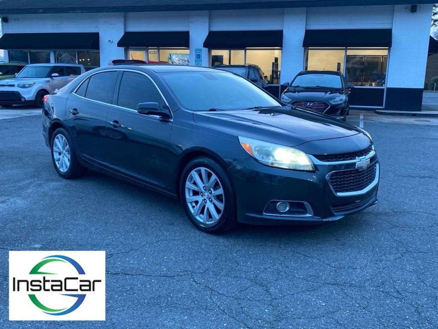 2014 Ashen Gray Metallic /Jet Black/Titanium Chevrolet Malibu LT (1G11E5SL9EF) with an 4 Cyl, 2.5L engine, 6-speed automatic transmission, located at 3147 E Independence Blvd, Charlotte, NC, 28205, 35.200268, -80.773651 - <b>Equipment</b><br>This unit features a hands-free Bluetooth phone system. The Chevrolet Malibu keeps you comfortable with Auto Climate. The leather seats in this mid-size car are a must for buyers looking for comfort, durability, and style. The Chevrolet Malibu emanates grace with its stylish gray - Photo#3